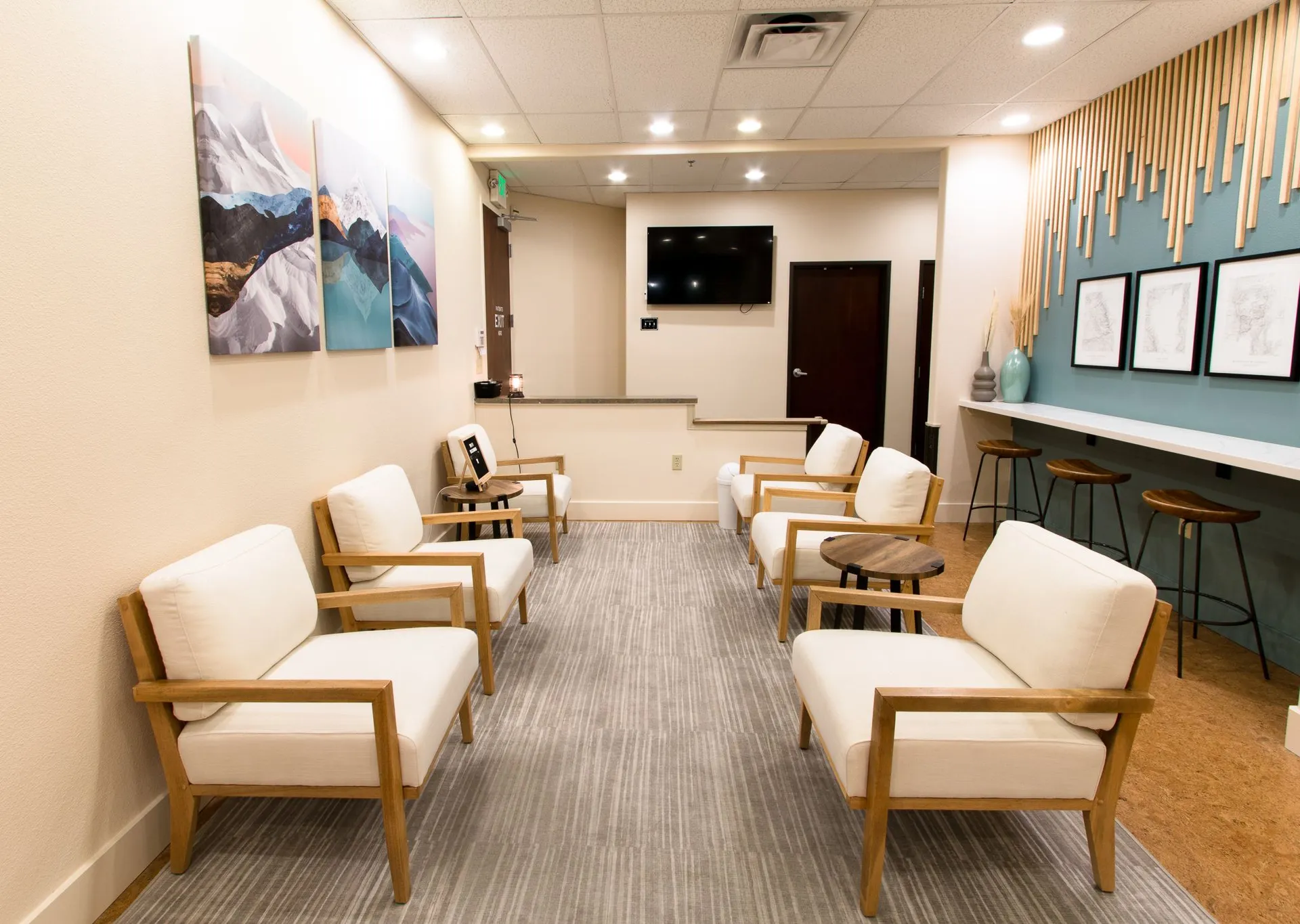 Lobby seating area
